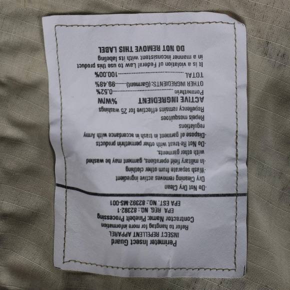 US Army Combat Uniform Jacket Mens 2XL Long OCP Camo Insect Guard Ripstop - Picture 14 of 16